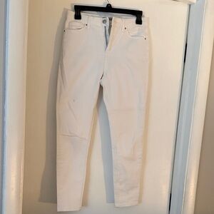 Topshop White Skinny Jeans for Women